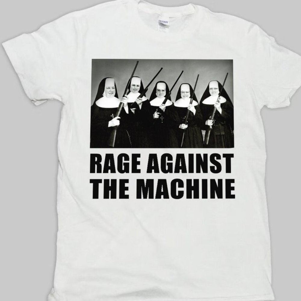 Ratm Rage Against The Machine Nuns With Guns Unisex T-shirt, Ratm Band Retro Sty